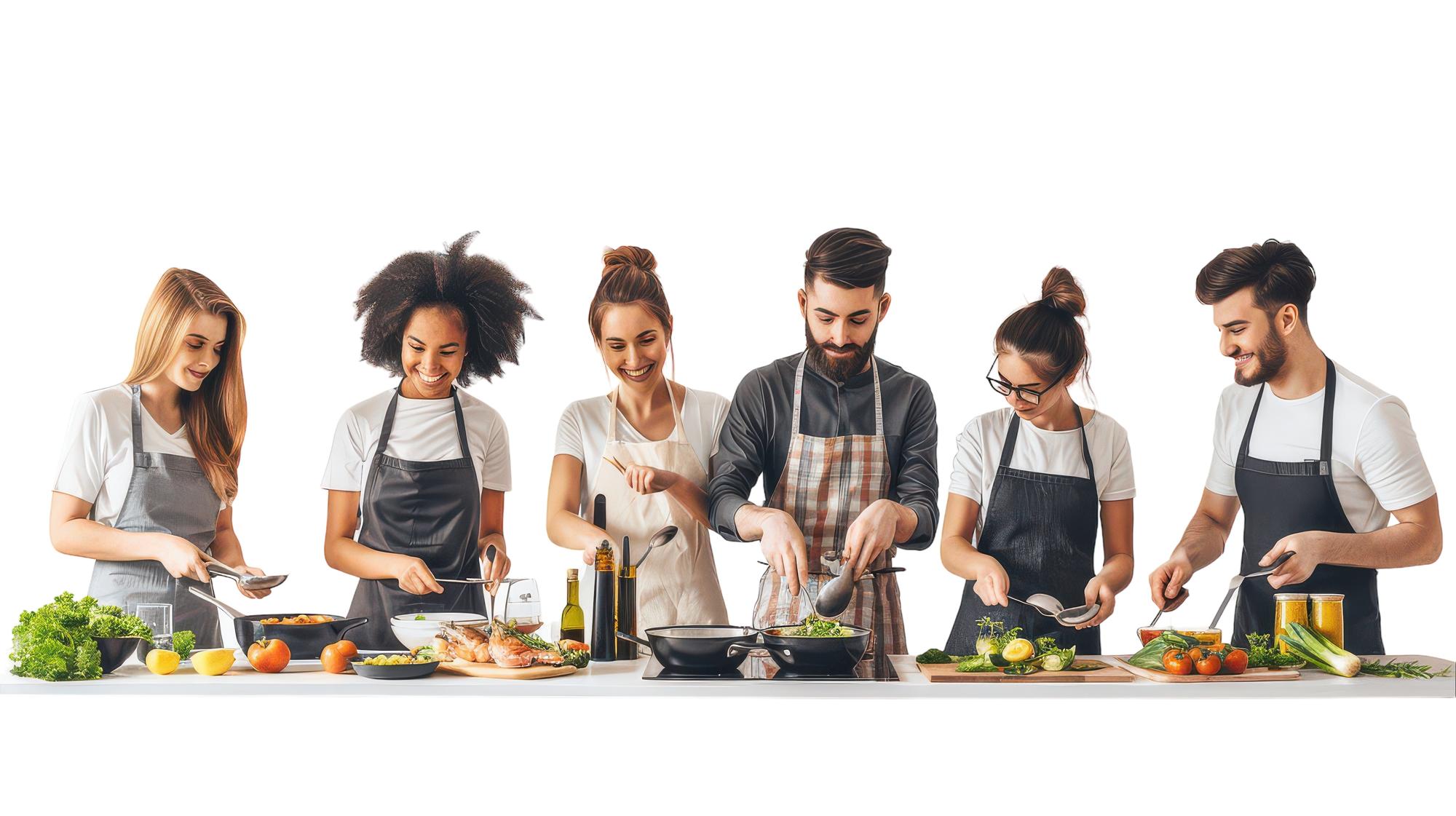 Group tasting session with chef